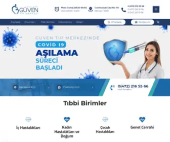 Agriguventip.com.tr(Özel Ağrı Güven Tıp Merkezi) Screenshot