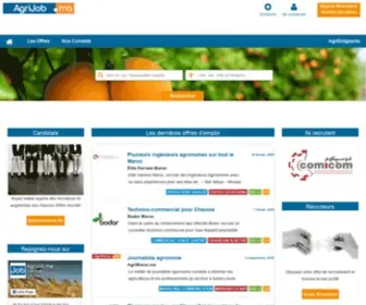 Agrijob.ma(Emploi agriculture et agroalimentaire au Maroc) Screenshot