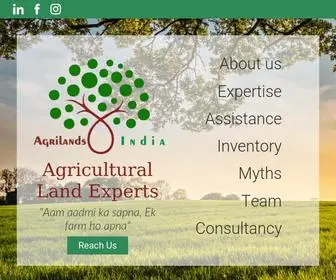 Agrilandsindia.com(Agrilandsindia) Screenshot