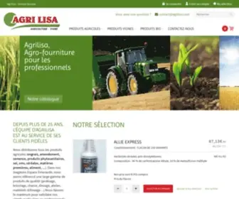 Agrilisa.com(Accueil) Screenshot