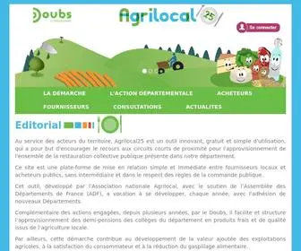 Agrilocal25.fr(Agrilocal) Screenshot