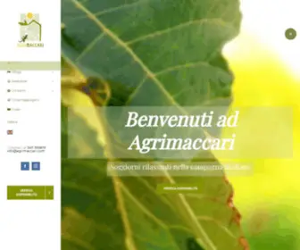 Agrimaccari.com(Agriturismo a Vendicari (SR)) Screenshot