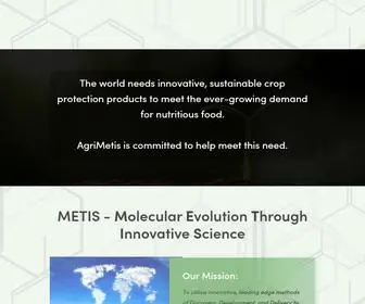 Agrimetis.com(AgriMetis's technology platform) Screenshot