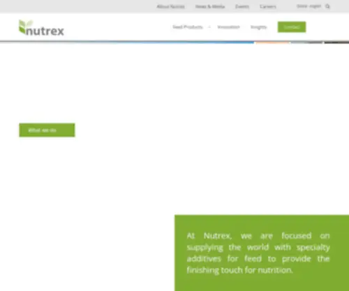 Agrimex.be(Your valued partner in feed additives) Screenshot