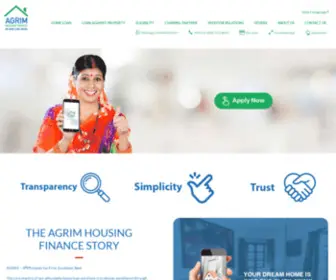 Agrimhfc.com(AGRIM HOUSING FINANCE) Screenshot