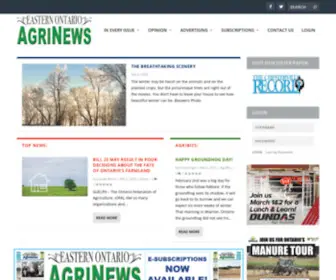 Agrinews.ca(May,Front Page) Screenshot