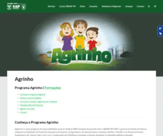Agrinho.com.br(Sistema FAEP/SENAR) Screenshot