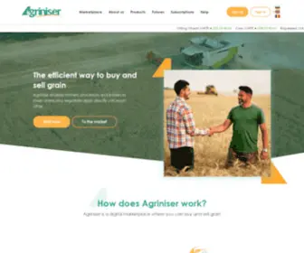 Agriniser.com(Agriniser) Screenshot