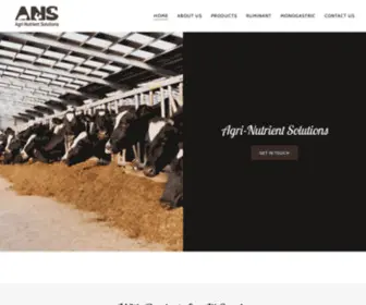 Agrinutrientsolutions.com(Agri-Nutrient Solutions) Screenshot