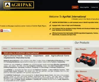 Agripak.com.pk(Agriculture Farm Tractor Exporters) Screenshot
