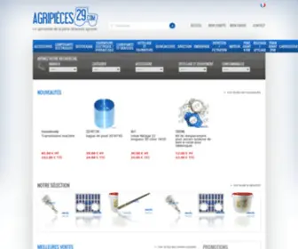 Agripieces29.com(AgriPièces) Screenshot