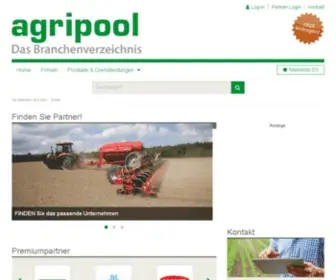Agripool.de(Ist eine Suchmaschine inkl. Adress) Screenshot