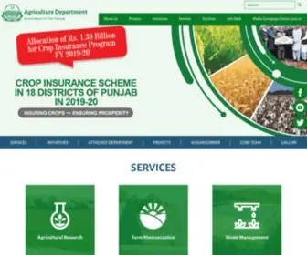 Agripunjab.gov.pk(Agriculture Department) Screenshot