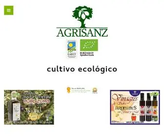 Agrisanz.com(Aceites aromáticos de cultivo ecológico) Screenshot