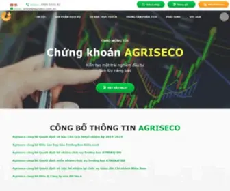 Agriseco.com.vn(Công ty Cổ phần Chứng khoán Agribank) Screenshot