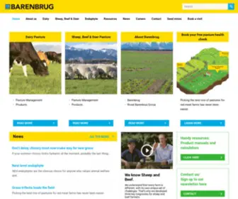 Agriseeds.co.nz(Barenbrug Agriseeds) Screenshot