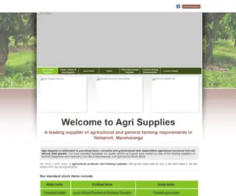 Agrisupplies.co.za(Agri Supplies) Screenshot