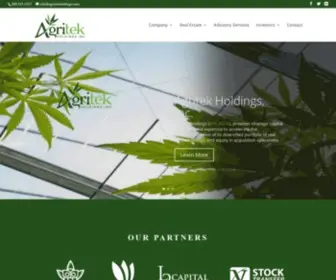 Agritekholdings.com(Agritek Holdings) Screenshot