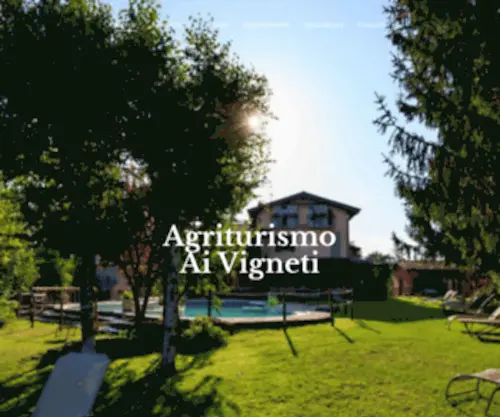 Agriturismoaivigneti.it(Agriturismo Ai Vigneti) Screenshot