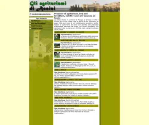 Agriturismoassisi.com(Agriturismo Assisi) Screenshot