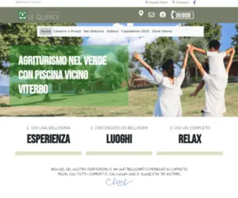 Agriturismobomarzolequerce.it(Agriturismo vicino Viterbo) Screenshot