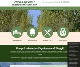 Agriturismoverdepiu.com(Azienda agrituristica) Screenshot