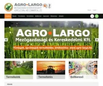 Agro-Largo.hu(Agro-Largo Mezőgazdasági és Kereskedelmi Kft) Screenshot
