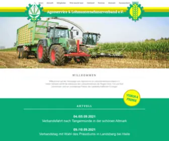 Agro-Service.de(Agroservice & Lohnunternehmerverband e) Screenshot