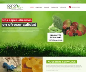 Agro-Superior.com(Agro Superior S.A) Screenshot