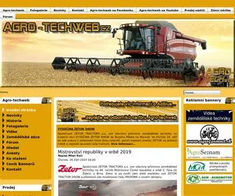 Agro-Techweb.cz(Novinky a informace o zem) Screenshot