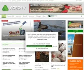 Agro-TV.ro(Televiziunea agriculturii si satului romanesc) Screenshot