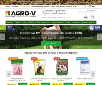 Agro-V.com.ua(Купить Комбикорм Оптом у Производителя в Украине ★ Агро) Screenshot