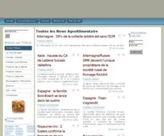 Agroalimentairenews.com(AgroAlimentairenews World News) Screenshot