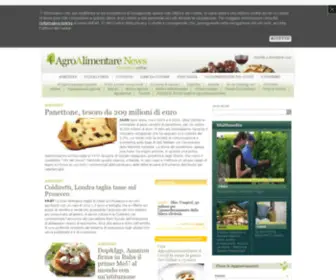 Agroalimentarenews.com(Quotidiano online d'informazione agricola ed agroalimentare) Screenshot