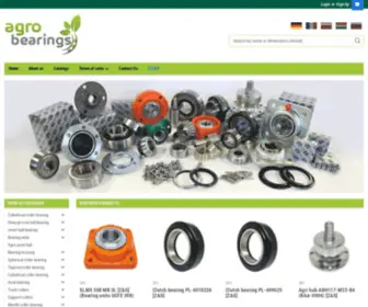 Agrobearings.com(All types and dimensions of roller bearings) Screenshot