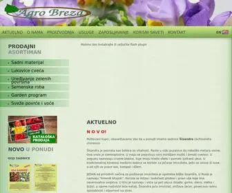 Agrobreza.com(Agro Breza) Screenshot