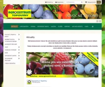 Agrocentrum.sk(Topoľníky) Screenshot