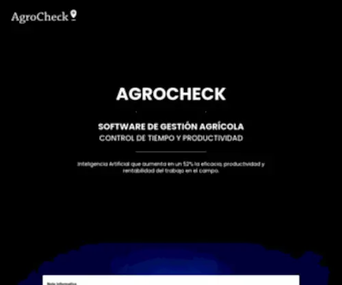 Agrocheck.es(APP para el Registro de Jornada en el Campo) Screenshot