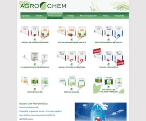 Agrochem.si(Prodajni program) Screenshot