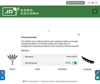 Agrococora.ro(JD Agro Cocora) Screenshot