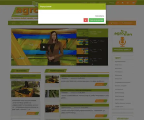 Agrodan.info(Dešavanja u poljoprivredi i agrobiznisu) Screenshot