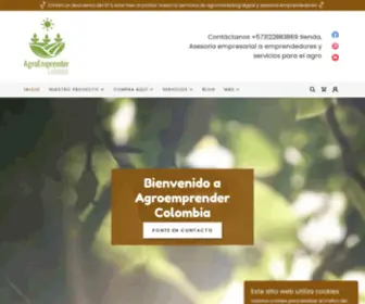 Agroemprender.co(Agroemprender Colombia) Screenshot