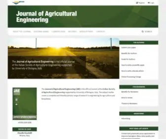 Agroengineering.org(The Journal of Agricultural Engineering) Screenshot