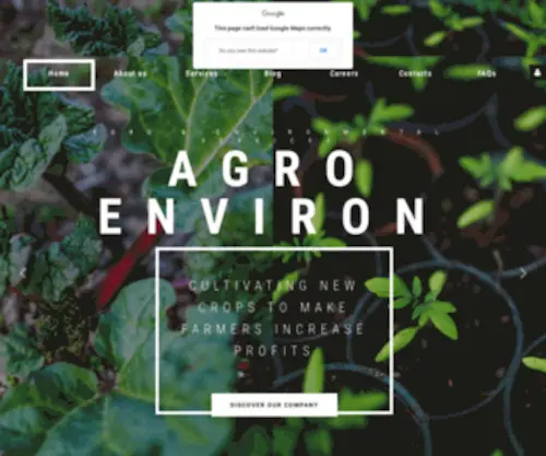 Agroenviron.com(Agricultural and Environmental Services) Screenshot