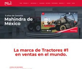 Agroequiposmotomex.com(Mahindra México) Screenshot