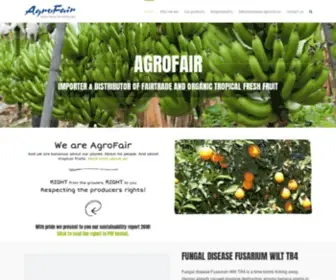 Agrofair.nl(Importer & distributor of fairtrade) Screenshot