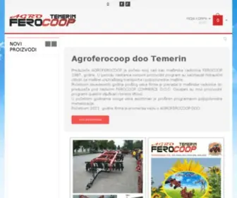 Agroferocoop.rs(Agroferocoop doo Temerin) Screenshot