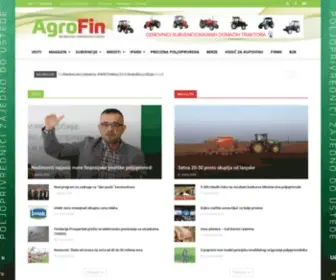 Agrofin.rs(Informator o finansiranju agrara) Screenshot