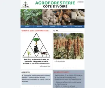 Agroforesterie.ci(Côte d'Ivoire) Screenshot