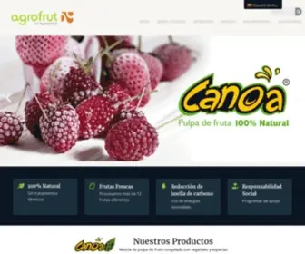 Agrofrut.com(Pulpas Canoa) Screenshot